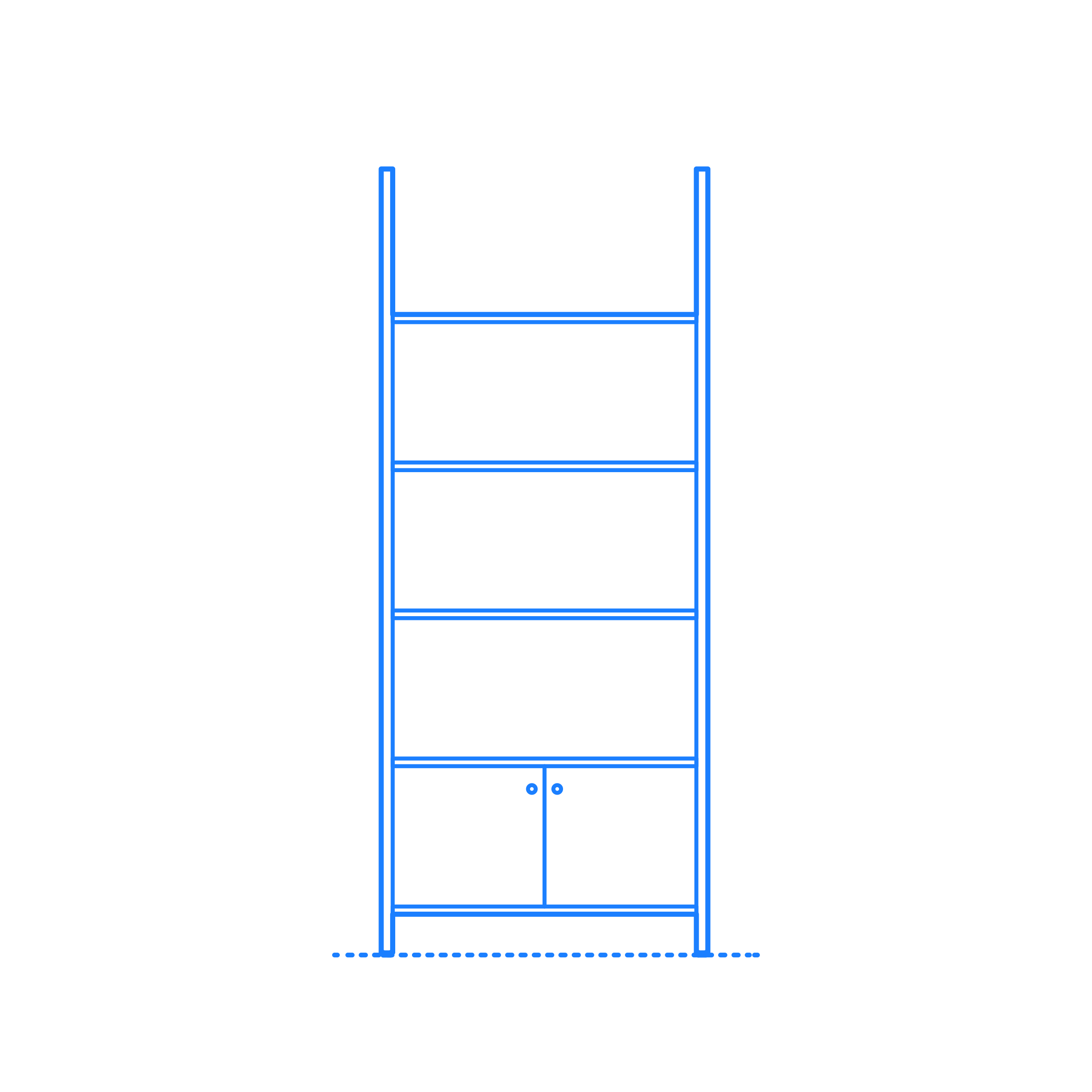Furniture Bookcases Bevan Bookshelf Cabinet Simple Line Art Svg Free Vectors